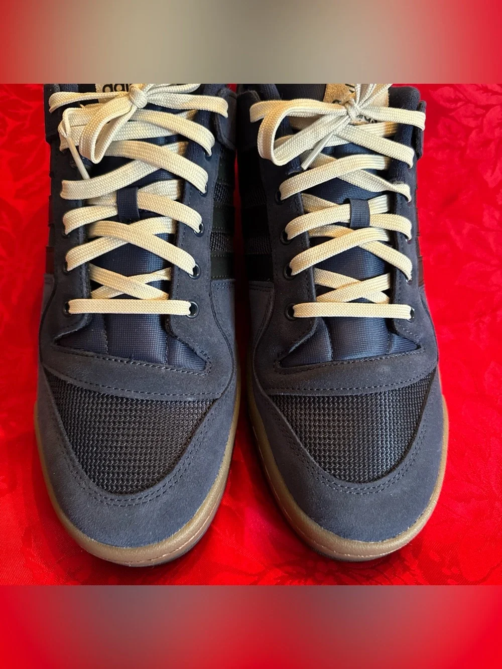 Adidas Originals Forum 84 Low Adv Collegiate Navy Gum Men Size 13 Style GX9755